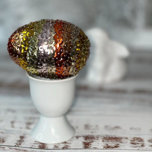 Sequin Ombre Easter Egg | Easter Tree Ornament - Picture 11 of 16